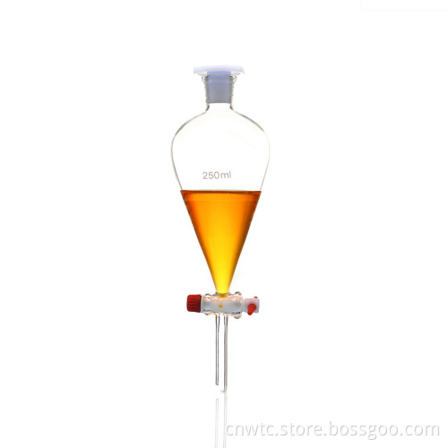 Professional Laboratory Dispensing Funnel with PTFE and Glass Pistons